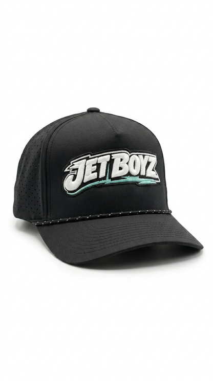 Jet Boyz Performance Snapback Hat - Black