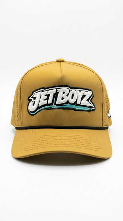 Jet Boyz Performance Snapback Hat - Khaki