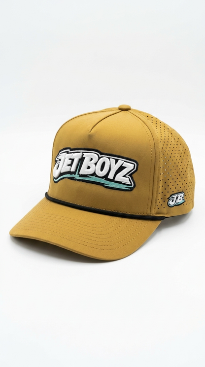 Jet Boyz Performance Snapback Hat - Khaki