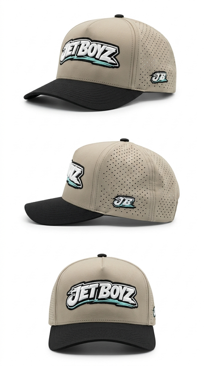 Jet Boyz Performance Snapback Hat - Mink/Black